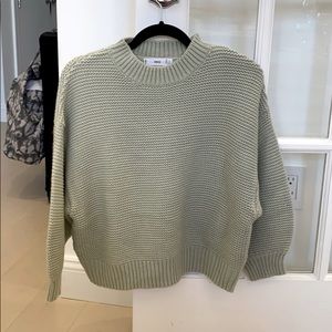 MANGO SAGE GREEN SWEATER